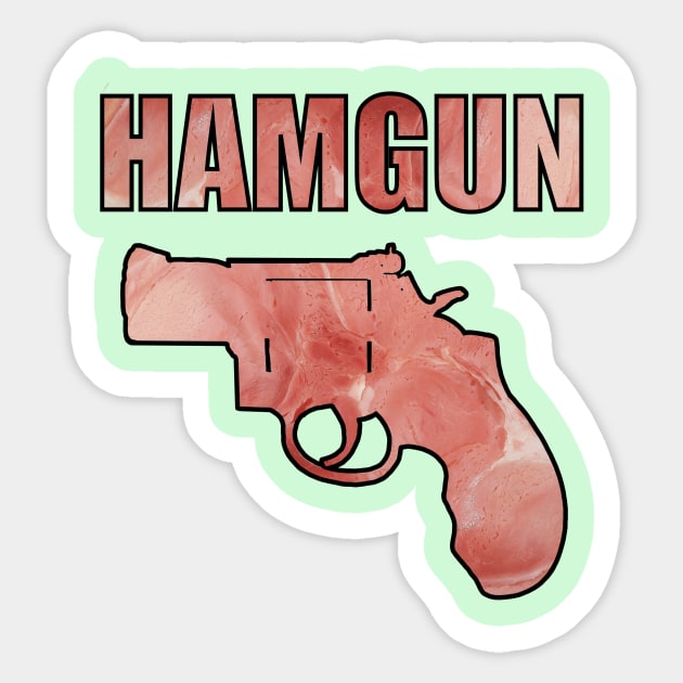 HAMGUN Sticker by TimPangburn